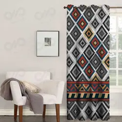 پرده دکوپیک کد 62 به همراه یک عدد کوسن