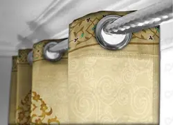 پرده دکوپیک کد 282 به همراه یک عدد کوسن