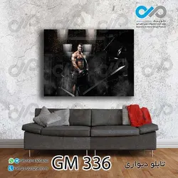 تابلو دیواری باشگاه بدنسازی تصویرورزشکار کد- GM_336