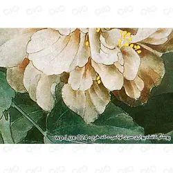 پوستر دیواری سه بعدی طرح میز و گل آبرنگی سری لوکس کد wp-lux-024