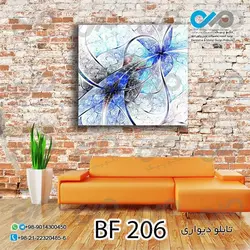 تابلو دیواری دکوپیک طرح نمای نزدیک بال پروانه - کد BF_206