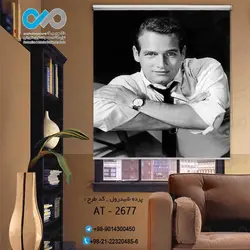 پرده شید با تصویر پول نیومن کد AT-2677