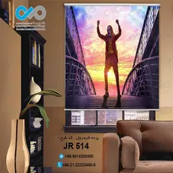 پرده شید پذیرایی سه بعدی طرح جوکرباکت وشلوار قرمز-کد JR514