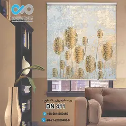 پرده شید-طرح وکتورقاصدک ها -کدDN411