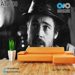 پوستر با تصویر برد پیت  کد AT -2608