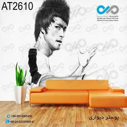 پوستر با تصویر بروسلی  کد AT -2610