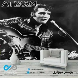 پوستر سه بعدی با تصویر الویس پریسلی -کدA-2624