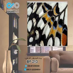 پرده شید پذیرایی باتصویربال پروانه نمای نزدیک-کدBF213