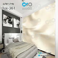 پوسترسه بعدی اتاق خواب باتصویری لوکس ساده-کدlux-361