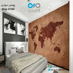 کاغذ دیواری با طرح نقشه کد 0164