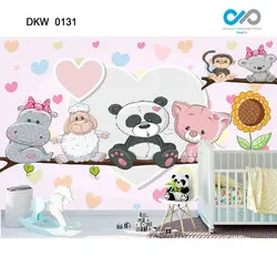 پوستر دیواری طرح عروسک حیوانات کد DKW-0131