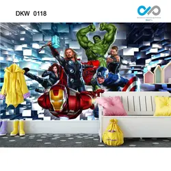 پوستر دیواری اتاق کودک و نوجوان - پسرانه - انیمیشن انتقام جویان - کد DKW-0118