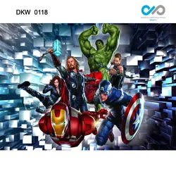پوستر دیواری اتاق کودک و نوجوان - پسرانه - انیمیشن انتقام جویان - کد DKW-0118