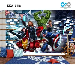 پوستر دیواری اتاق کودک و نوجوان - پسرانه - انیمیشن انتقام جویان - کد DKW-0118