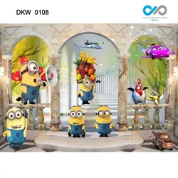 پوستر دیواری - اتاق کودک و نوجوان - انیمیشن سینمایی مینیون ها - کد DKW-0108