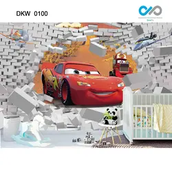 پوستر دیواری - اتاق کودک نوجوان - انیمیشن ماشین ها - کد DKW-0100