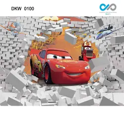 پوستر دیواری - اتاق کودک نوجوان - انیمیشن ماشین ها - کد DKW-0100