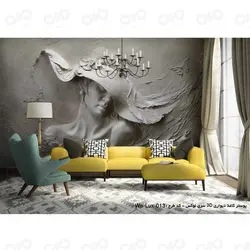 پوستر دیواری سه بعدی هنری طرح چهره سری لوکس 2018 – کد wp-lux-013