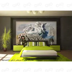پوستر دیواری سه بعدی طرح قو سری لوکس 2018 کد wp-lux-011