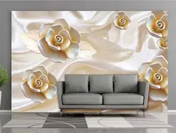 پوستر دیواری سه بعدی فانتزی طرح گل سری لوکس 2018 کد wp-lux-231