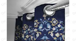 پرده دکوپیک | سری | کد 152 | همراه یک عدد کوسن