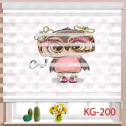 پرده زبرای اتاق کودک دخترانه KG200