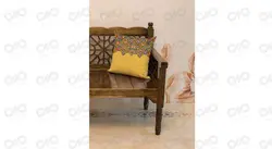 پرده دکوپیک | کد 2-181 | همراه یک عدد کوسن