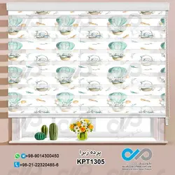 پرده زبرا تصویری پترن با طرح بالن -کدKPT1305