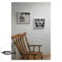 پنل دکوراتیو با طرح آجر سفید کد 651 تولید ترکیه