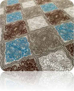 موکت ایوان افسانه عرض 3 و 25 متر طولی قهوه ای درجه1