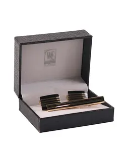 ست دکمه سردست و گیره کراوات مردانه ورد فشن مدل PJ-111550 - دیجی شهر