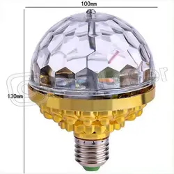 لامپ رقص نور گردان دیسکویی 6 وات طلایی - دیجی لیزر