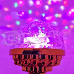 لامپ رقص نور گردان دیسکویی 6 وات طلایی - دیجی لیزر