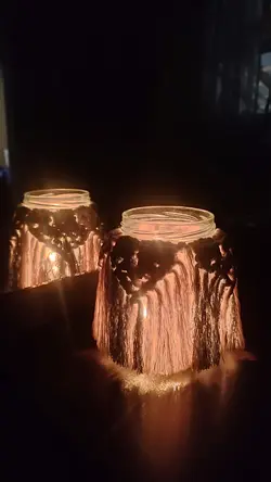 جاشعمی مکرومه مدل قلب دورنگ