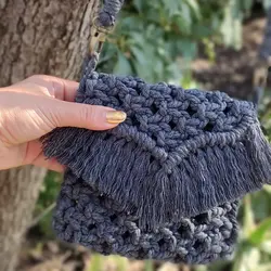 کیف مکرومه مدل دلربا