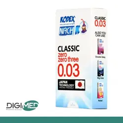 کاندوم نازک کدکس مدل ۰.۰۳ بسته ۱۰ عددی