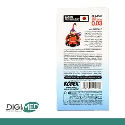 کاندوم نازک کدکس مدل ۰.۰۳ بسته ۱۰ عددی