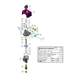 شیر کنترل بخاری مدل NG6801 تولید شیرگاز پاسارگاد (نگهبان گاز)