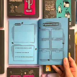 دفتر نقطه ای برگه رنگی لوتوس