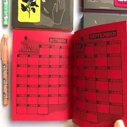 دفتر نقطه ای برگه رنگی لوتوس