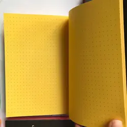 دفتر نقطه ای برگه رنگی لوتوس