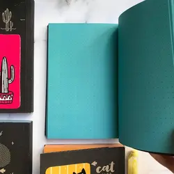 دفتر نقطه ای برگه رنگی لوتوس