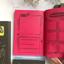 دفتر نقطه ای برگه رنگی لوتوس