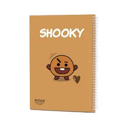 دفتر خط دار 40 برگ سری BTS طرح شوکی