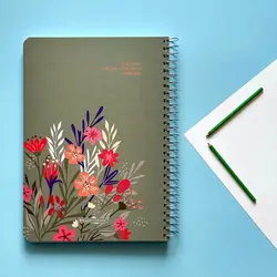 دفتر 100 برگ سیمی پیل طرح اسپرینگ