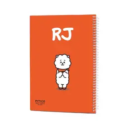 دفتر خط دار 40 برگ سری BTS طرح آرجی