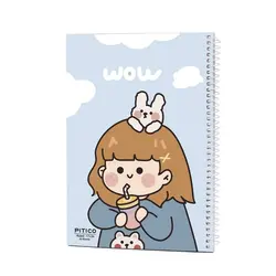 دفتر 40 برگ سیمی PITICO