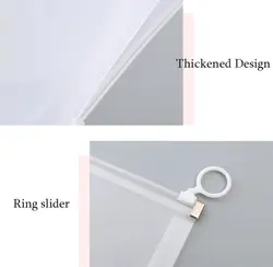 پوشه زیپدار شفاف A4 طرح شکوفه