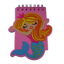 دفترچه سیلیکونی طرح پری دریایی