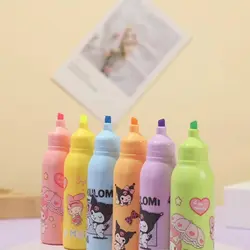 هایلایتر ۶ تایی شیشه شیر طرح کرومی